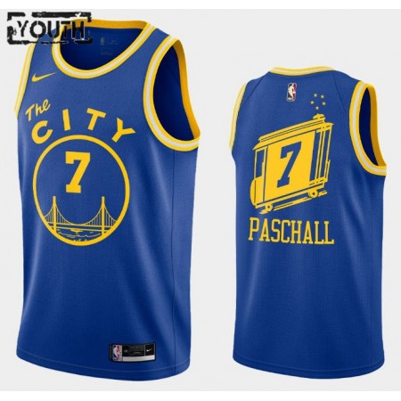 Maillot Basket Enfant Golden State Warriors Eric Paschall 7 2020-21 Nike Hardwood Classics Swingman